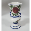 [458128501] Vase Blumenvase Pokalvase 21,3 cm Pintado a Mano gebraucht - gut Bild 3