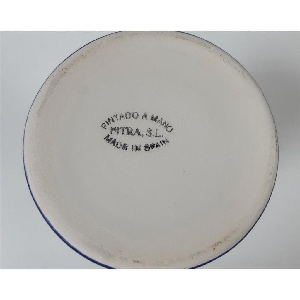 [458128501] Vase Blumenvase Pokalvase 21,3 cm Pintado a Mano gebraucht - gut Bild 6