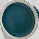 [458128504] Keramik Kerzenhalter grün H 10,5 cm Bild 5