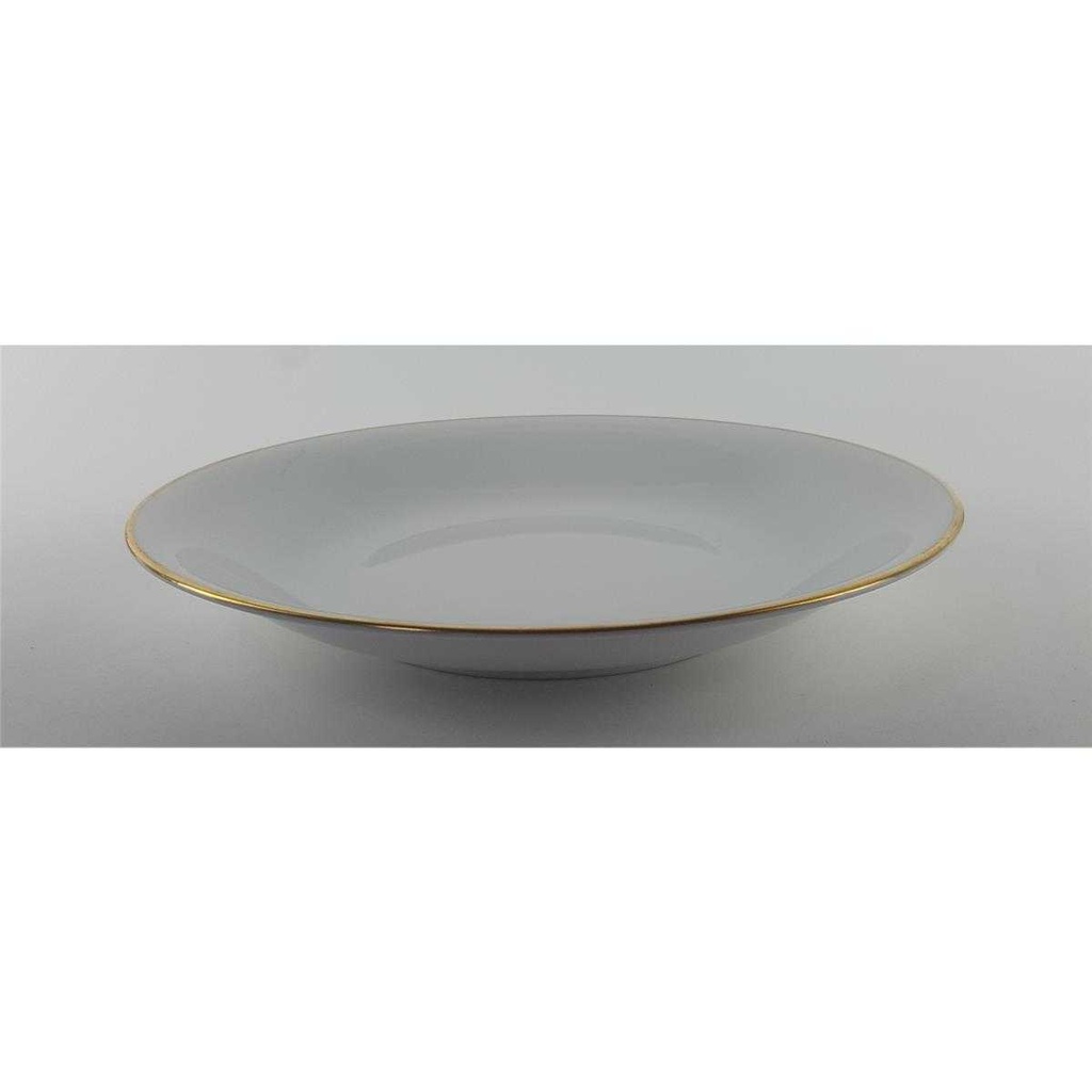 [458128529] Suppenteller Goldrand 23 cm KPM Krister 0201 Weiß gebraucht - gut Bild 4