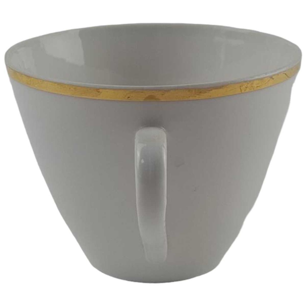 [458128556] Kaffeetasse Teetasse Tasse Goldrand Seltmann Weiden Weiß gebraucht - gut Bild 2