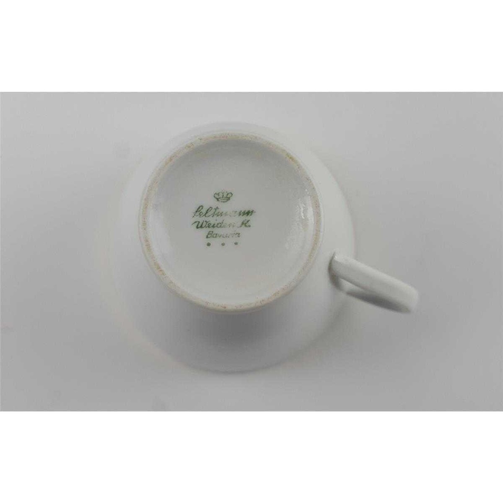 [458128556] Kaffeetasse Teetasse Tasse Goldrand Seltmann Weiden Weiß gebraucht - gut Bild 6