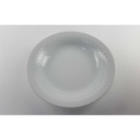 [458128557] Suppenteller 22,4 cm Mitterteich Reliefrand Weiß gebraucht - gut Bild 3