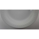 [458128557] Suppenteller 22,4 cm Mitterteich Reliefrand Weiß gebraucht - gut Bild 4