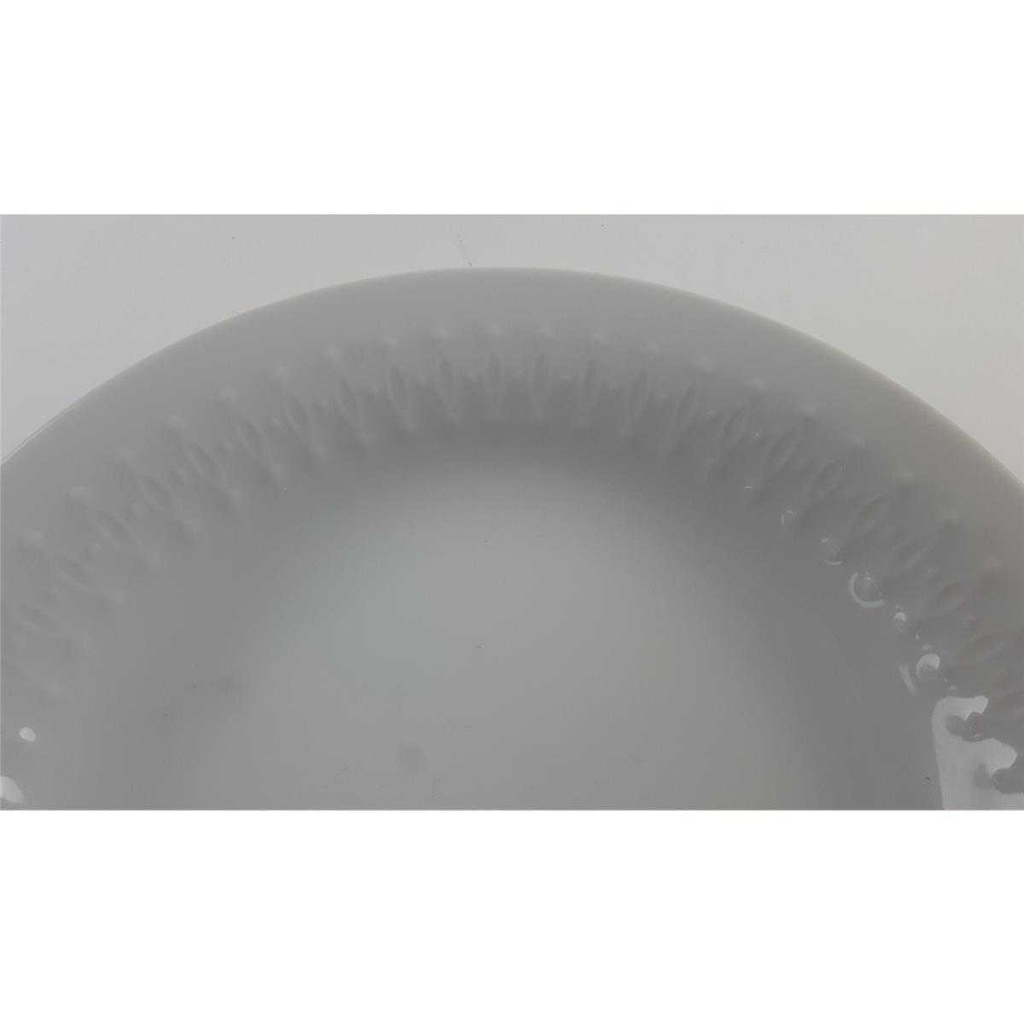 [458128557] Suppenteller 22,4 cm Mitterteich Reliefrand Weiß gebraucht - gut Bild 5