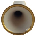 [458128561] Vase Goldrand 29 cm Lindner Porzellan Weiß Bavaria gebraucht - defekt Bild 2