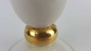 [458128561] Vase Goldrand 29 cm Lindner Porzellan Weiß Bavaria gebraucht - defekt Bild 4