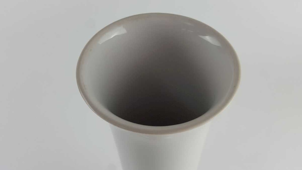 [458128564] Vase Blumenvase 31 cm Hutschenreuther Weiß Selb gebraucht - gut Bild 3