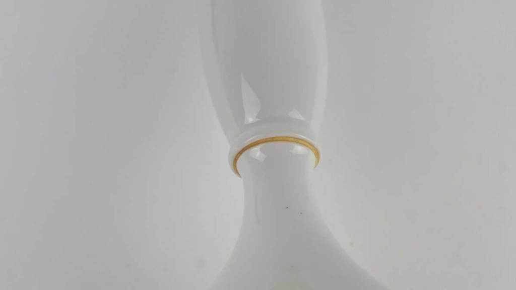 [458128564] Vase Blumenvase 31 cm Hutschenreuther Weiß Selb gebraucht - gut Bild 4