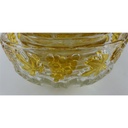 [458128571] Glasschale mit 6xSchälchen Weintrauben Relief Dekor gelb Set 7 tlg Bild 6