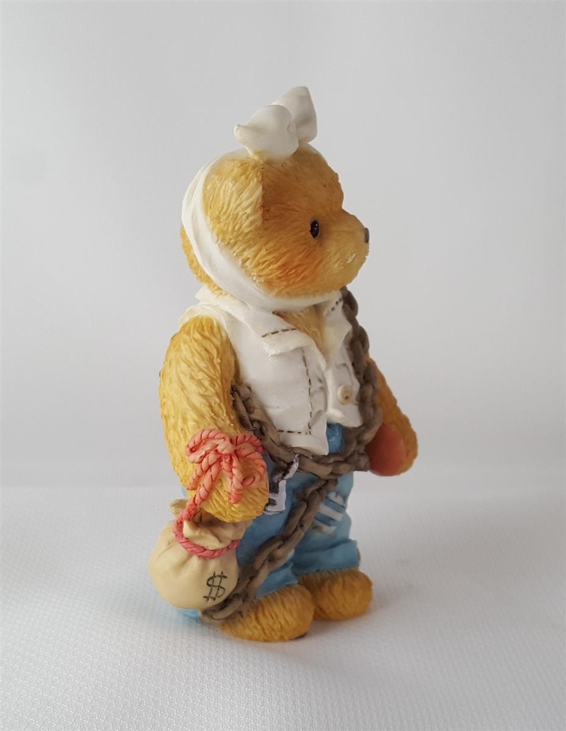 [45812867] Figur Cherished Teddies Jacob Bearly You Will Be Haunted By Three Spirits 1994 gebraucht - sehr gut Bild 2