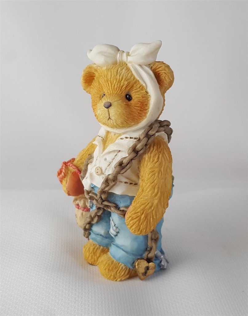 [45812867] Figur Cherished Teddies Jacob Bearly You Will Be Haunted By Three Spirits 1994 gebraucht - sehr gut Bild 4