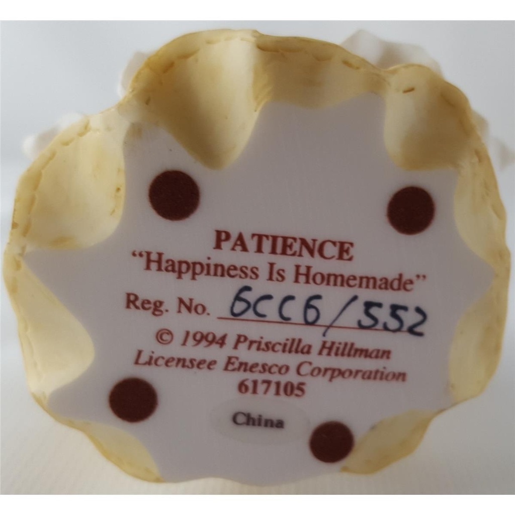 [45812868] Figur Cherished Teddies Patience Happiness Is Homemade 1994 gebraucht - sehr gut Bild 5