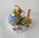 [45812876] Figur Cherished Teddies Spencer I´m Head Over Skis For You 1997 gebraucht - sehr gut Bild 2