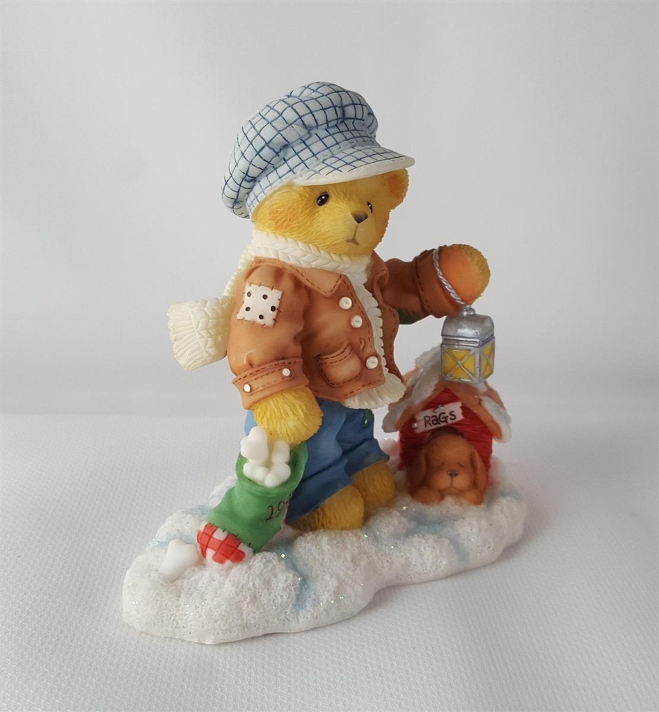 [45812881] Figur Cherished Teddies Rich Always Paws For Holiday Treats 1998 gebraucht - sehr gut Bild 2