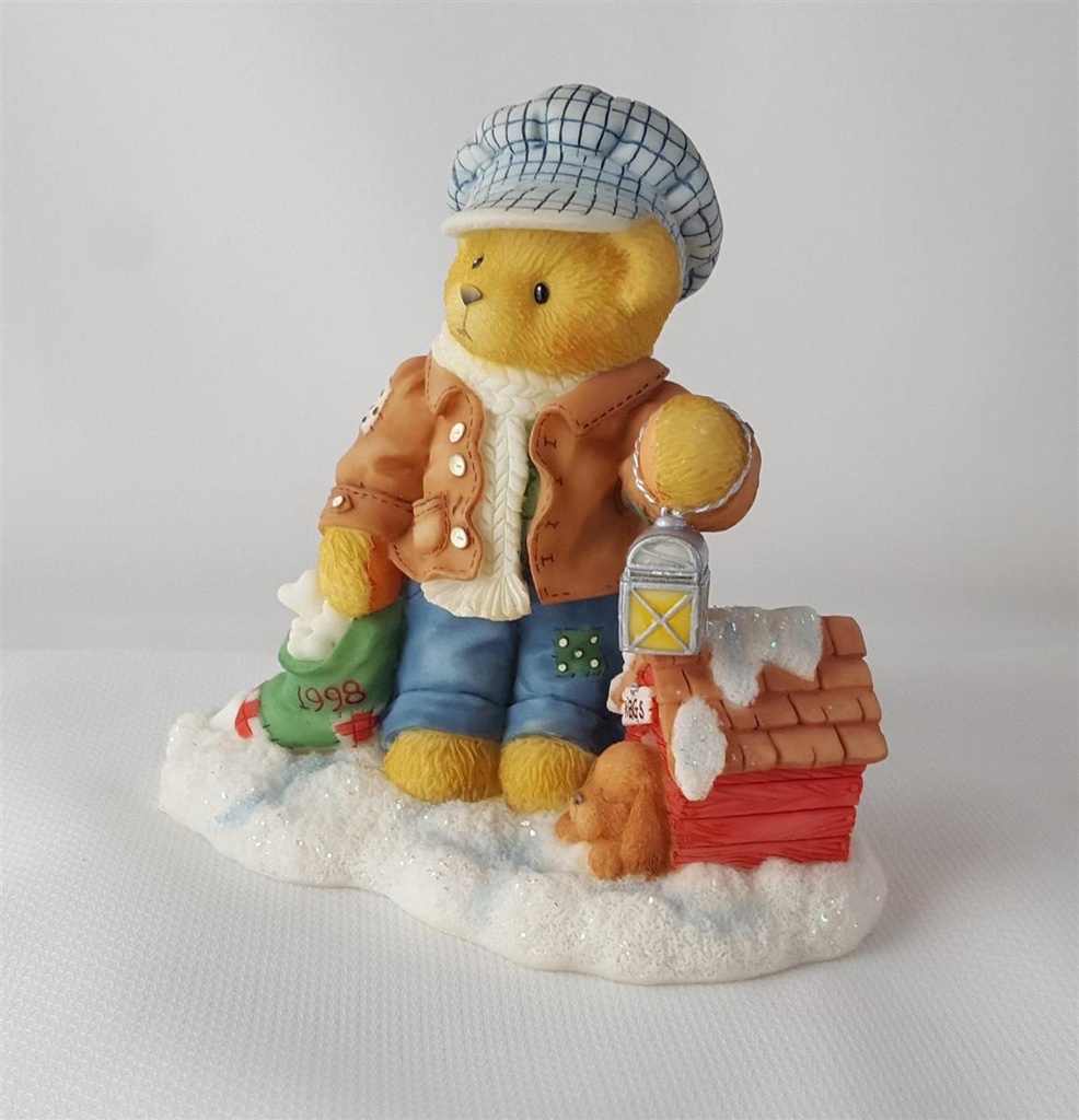 [45812881] Figur Cherished Teddies Rich Always Paws For Holiday Treats 1998 gebraucht - sehr gut Bild 4