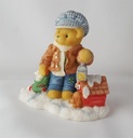 [45812881] Figur Cherished Teddies Rich Always Paws For Holiday Treats 1998 gebraucht - sehr gut Bild 4