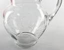 [458128818] Glaskrug Glas Wasserkanne Kanne Trauben Schliff H 19,5 cm Bild 6