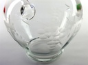 [458128818] Glaskrug Glas Wasserkanne Kanne Trauben Schliff H 19,5 cm Bild 7