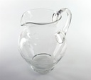 [458128818] Glaskrug Glas Wasserkanne Kanne Trauben Schliff H 19,5 cm Bild 8