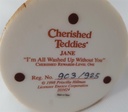 [45812882] Figur Cherished Teddies Jane I'm All Washed Up Without You 1998 gebraucht - sehr gut Bild 6