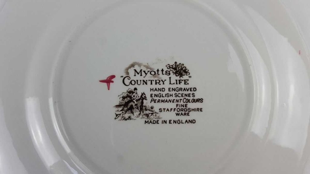 [458128826] Kuchenteller Dessertteller 20 cm Myott Country Life Bunt gebraucht - akzeptabel Bild 5