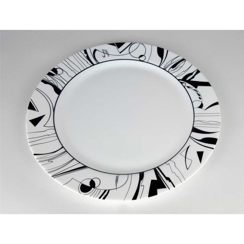 [458128887] Servierplatte 31,5 cm Arcopal Weiß gebraucht - gut Bild 3