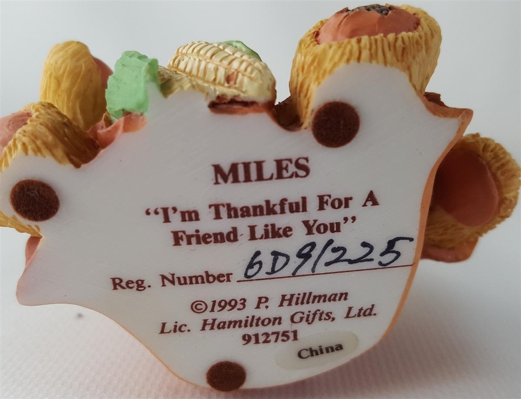 [45812892] Figur Cherished Teddies Miles I'm Thankful For A Friend Like You 1993 gebraucht - sehr gut Bild 5