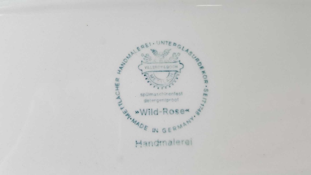 [45812893] Königskuchenplatte Villeroy & Boch Wildrose gebraucht - gut Bild 5