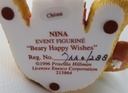 [45812903] Figur Cherished Teddies Nina Event Figurine Beary Happy Wishes 1996 gebraucht - sehr gut Bild 5