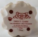 [45812906] Figur Cherished Teddies Members Only Figurine Emily E. Claire 1996 gebraucht - sehr gut Bild 5