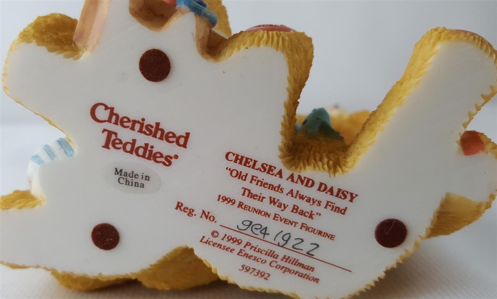 [45812919] Figur Cherished Teddies Chelsea And Daisy Old Friends Always Find Their Way Back 1999 gebraucht - sehr gut Bild 5