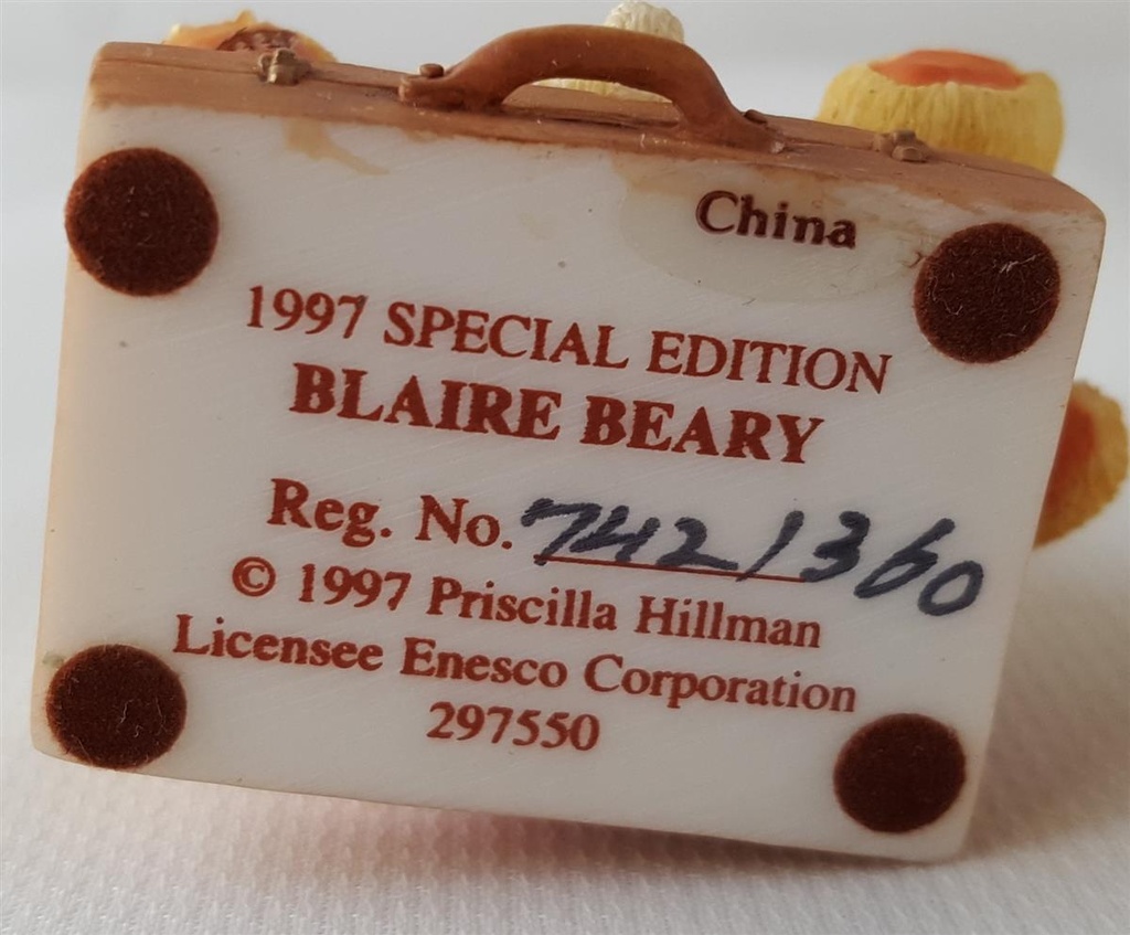 [45812920] Figur Cherished Teddies Special Edition Blaire Beary 1997 gebraucht - sehr gut Bild 5