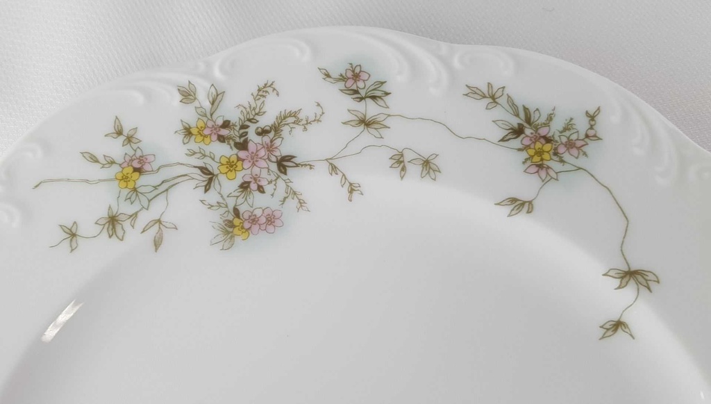 [45812923] Kuchenteller Dessertteller Frühstücksteller 19,8 cm Rosenthal Monbijou grüne Ranke Bild 4