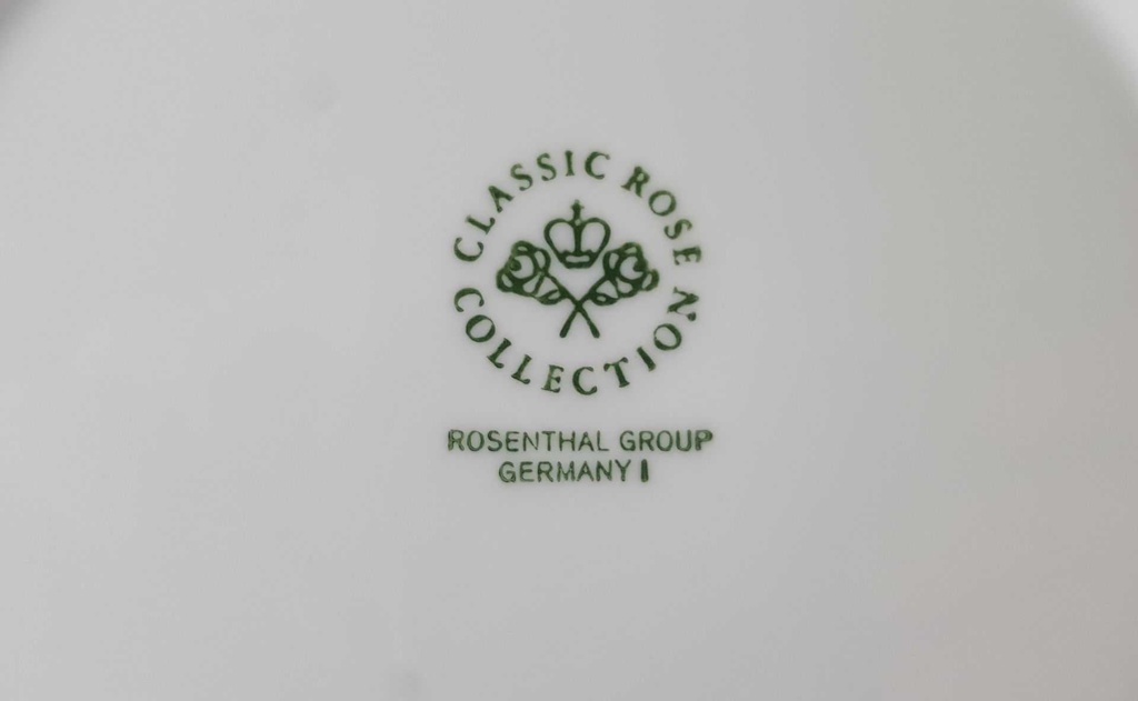 [45812923] Kuchenteller Dessertteller Frühstücksteller 19,8 cm Rosenthal Monbijou grüne Ranke Bild 6