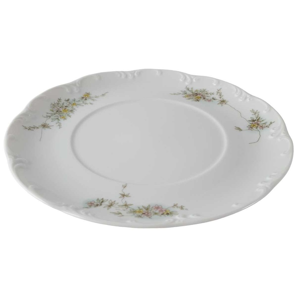 [45812930] Untertasse für Suppe/Sauciere Suppe 19 cm Rosenthal Monbijou grüne Ranke gebraucht - sehr gut Bild 2