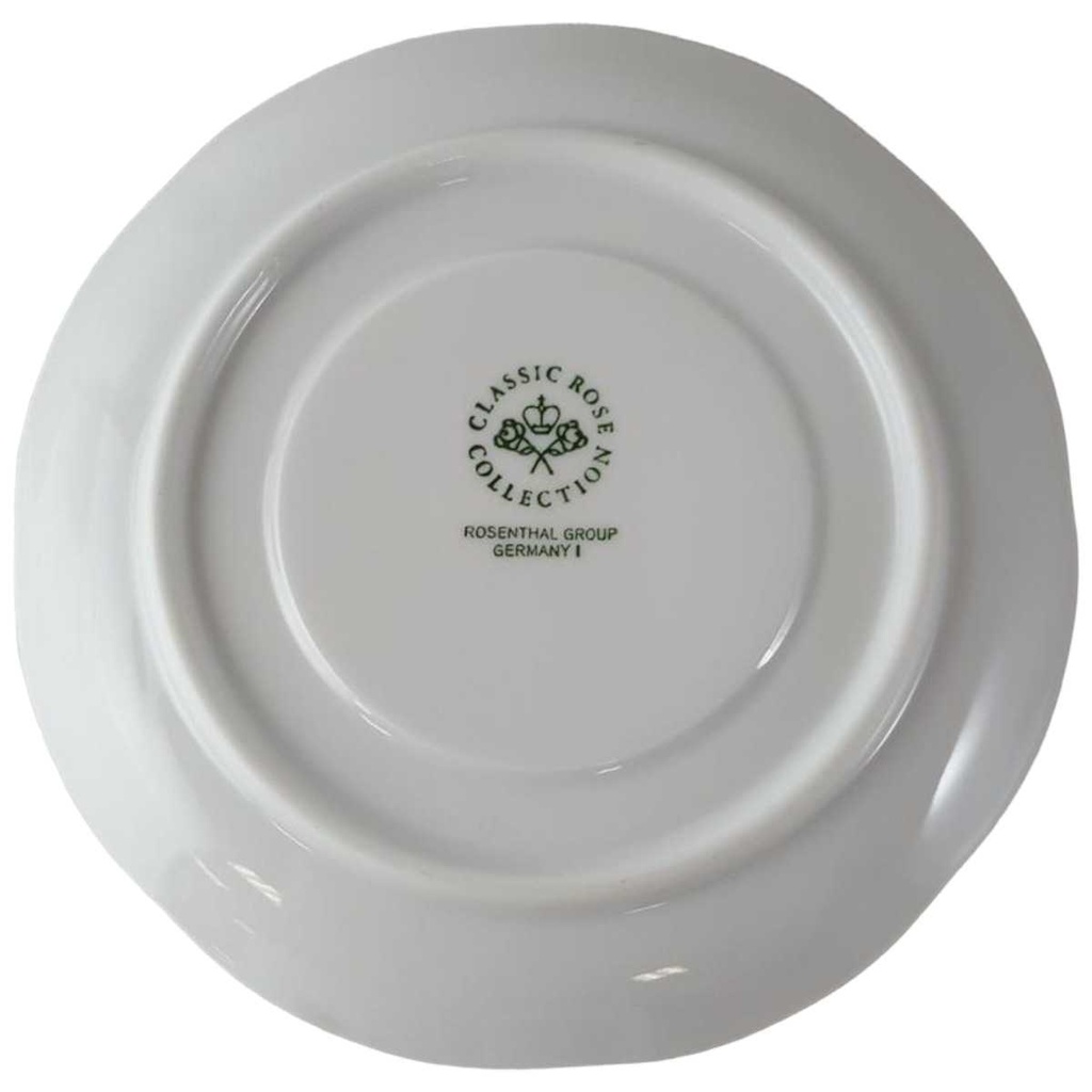 [45812937] Untertasse für Kaffee 15,2 cm Rosenthal Monbijou grüne Ranke gebraucht - sehr gut Bild 2