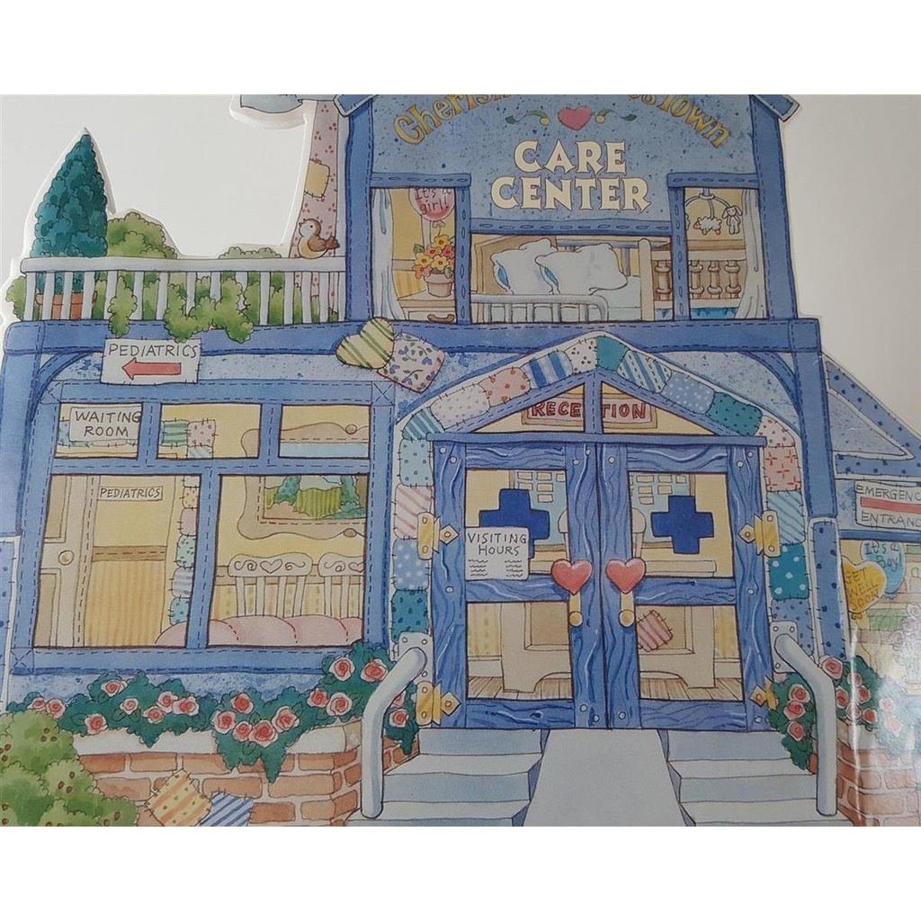 [45812941] Figur Cherished Teddies Town Care Center Backdrop 1997 gebraucht - gut Bild 2