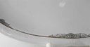 [45812943] Servierplatte Speiseplatte Fleischplatte Steakplatte 33,8x22,8 cm Zeh Scherzer Reliefdekor Platinrand Weiß gebraucht - gut Bild 5