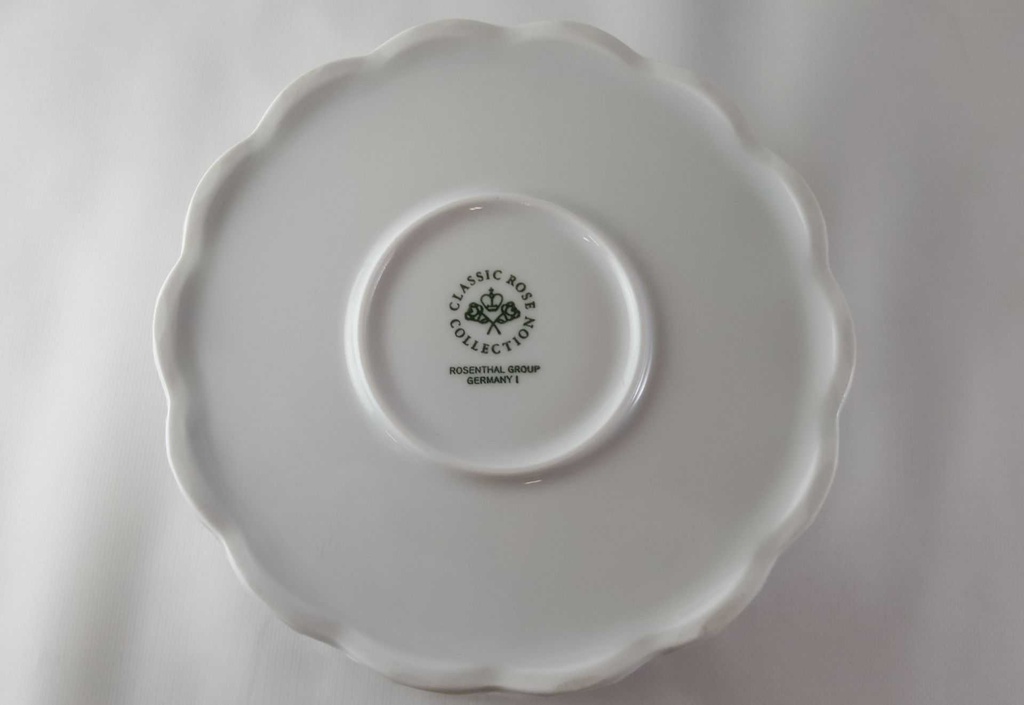 [45812945] Schüssel Servierschüssel 17 cm Rosenthal Monbijou grüne Ranke gebraucht - sehr gut Bild 4