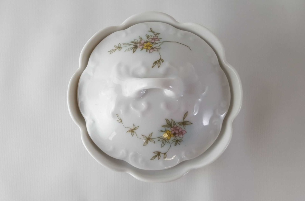 [45812948] Zuckerdose Rosenthal Monbijou grüne Ranke gebraucht - sehr gut Bild 3