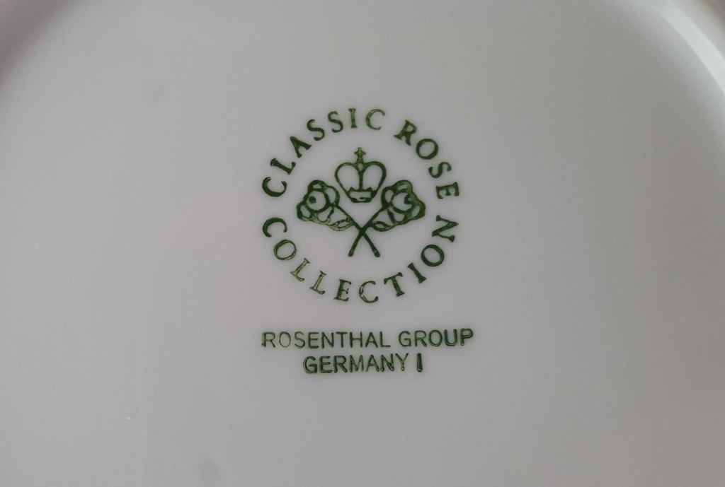 [45812951] Salatschale 19 cm Rosenthal Monbijou grüne Ranke gebraucht - sehr gut Bild 5