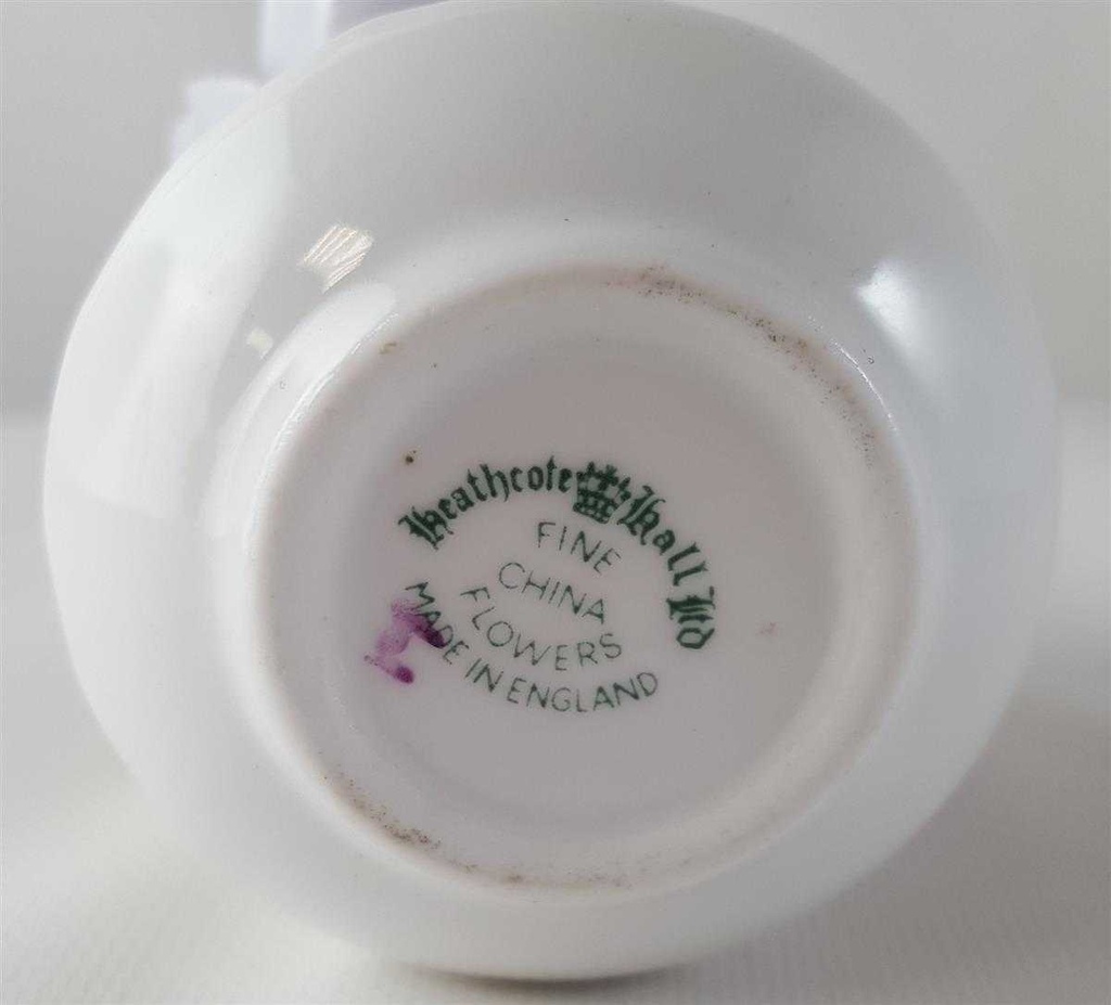 [45812987] Blumentopf Blumenbouquet Freistehend Heathcote Bone China gebraucht - gut Bild 6