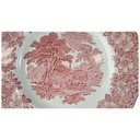 [45813004] Speiseteller Essteller 24,7 cm Enoch Wedgwood Woodland Rot gebraucht - akzeptabel Bild 2