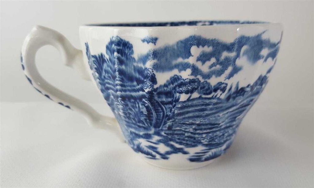 [45813013] Kaffeetasse mit Untertasse Tasse Myott Country Life Blau gebraucht - gut Bild 4