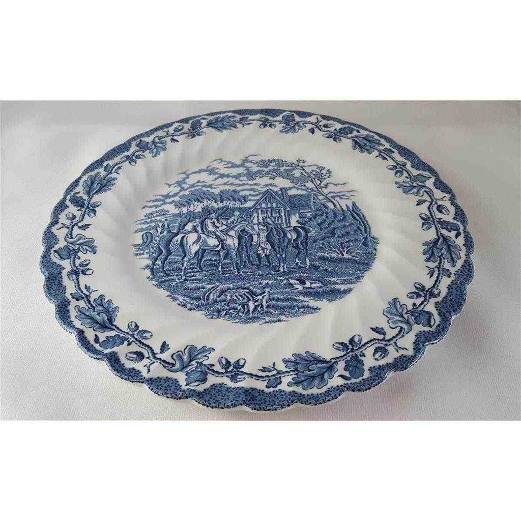 [45813017] Speiseteller Essteller 26,8 cm Myott Country Life Blau gebraucht - sehr gut Bild 3