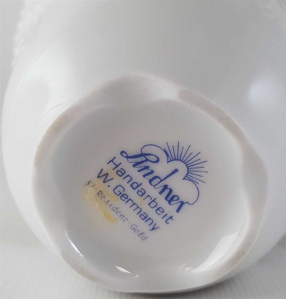 [45813018] Kaffeebecher mit Untertasse 2tlg Lindner Porzellan Residenz Gold gebraucht - sehr gut Bild 8