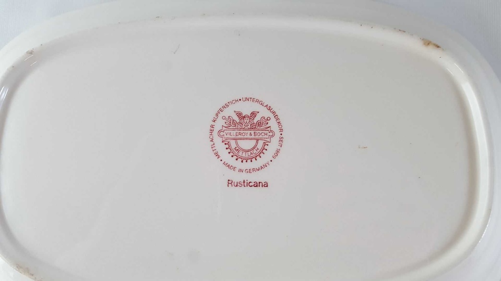 [45813024] Brotschale Villeroy & Boch Rusticana Rot gebraucht - gut Bild 6