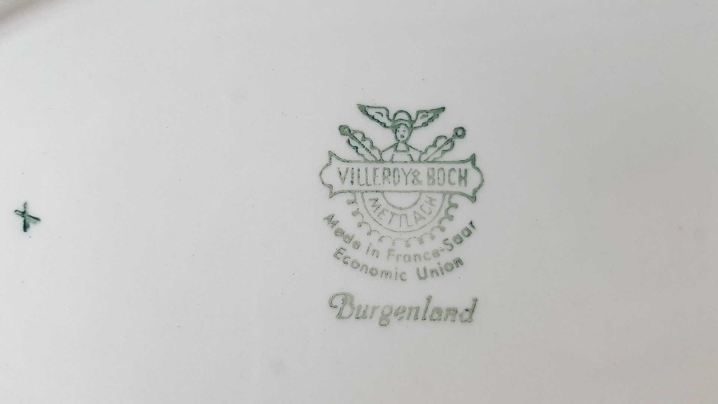[45813031] Fleischplatte 25x16,7 cm Villeroy & Boch Burgenland Rot gebraucht - gut Bild 4