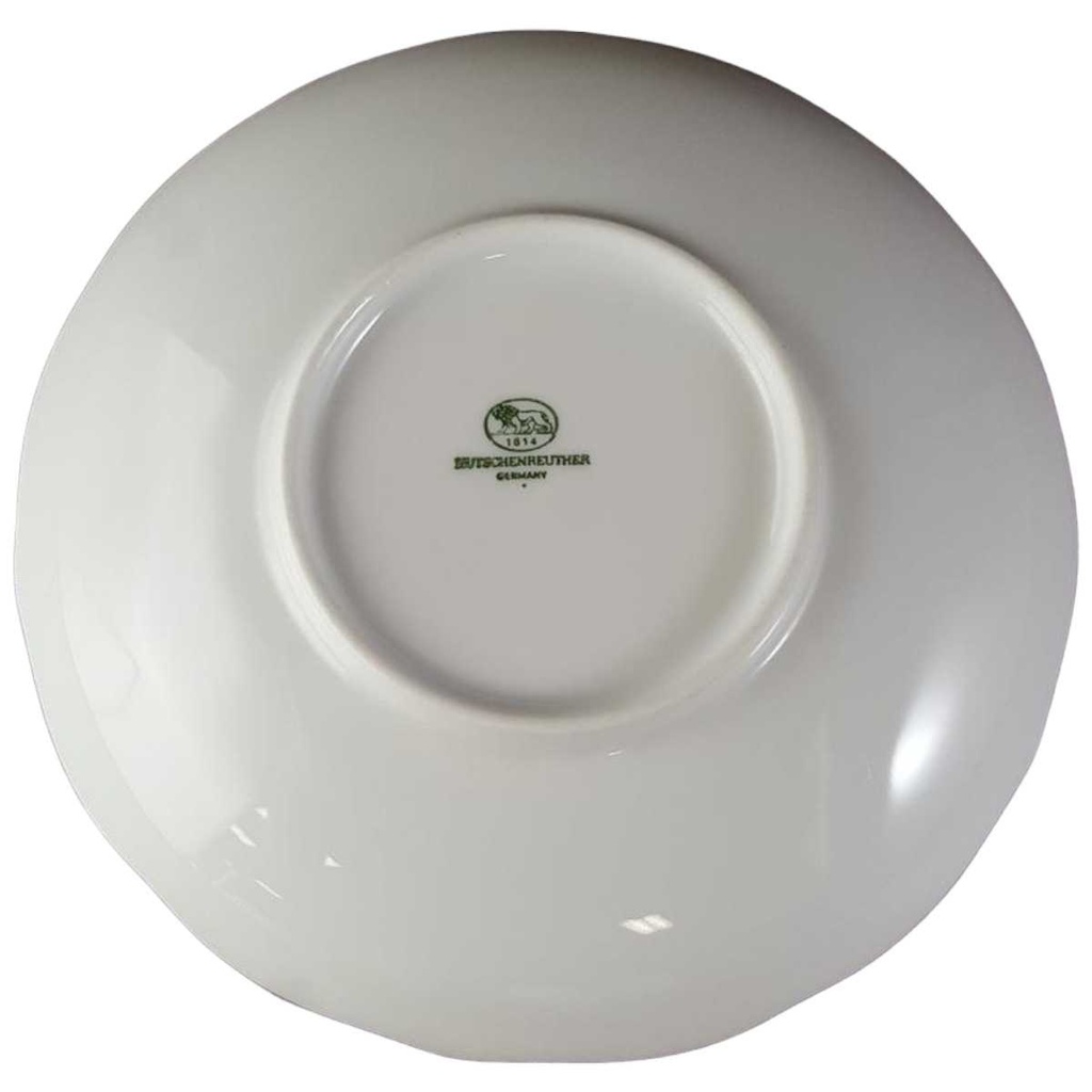 [45813036] Untertasse für Tee 14 cm Hutschenreuther Maria Theresia Weiß gebraucht - sehr gut Bild 2